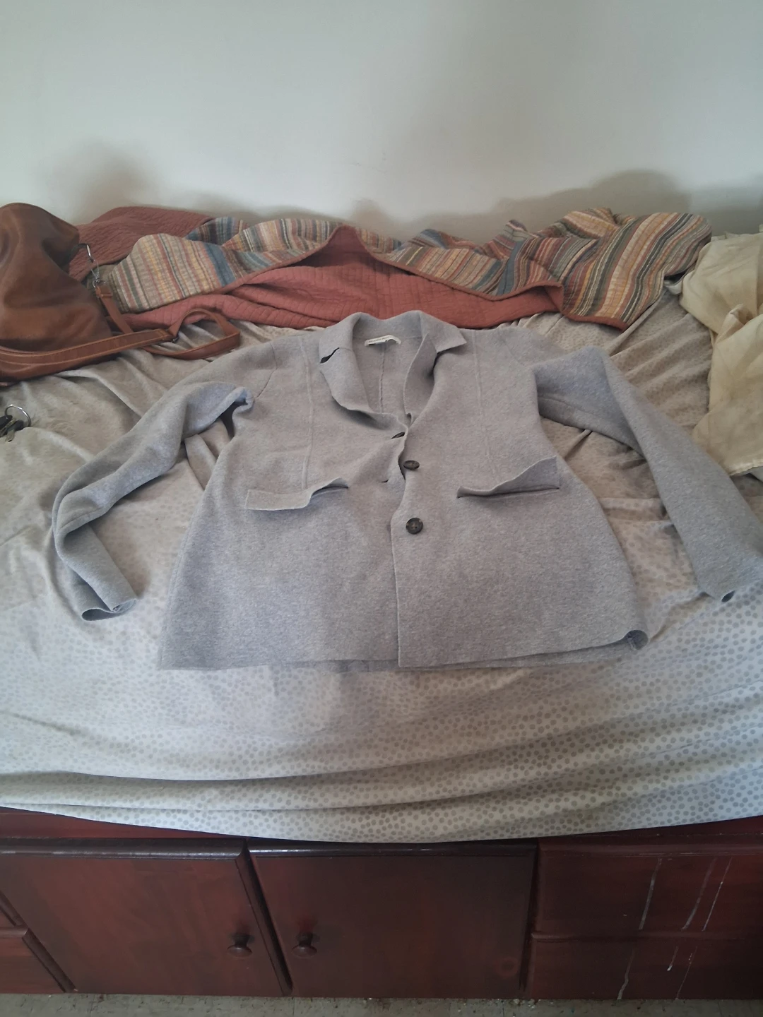 Banana Republic Grey Knit Blazer - photo 2