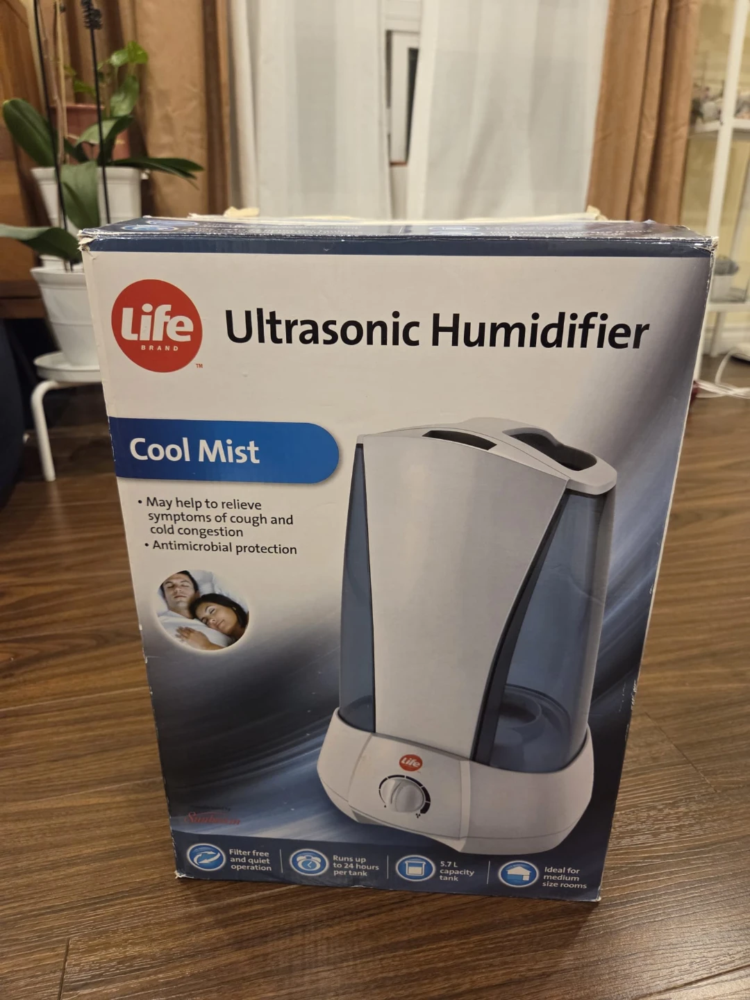 Life Brand Ultrasonic Cool Mist Humidifier - photo 2
