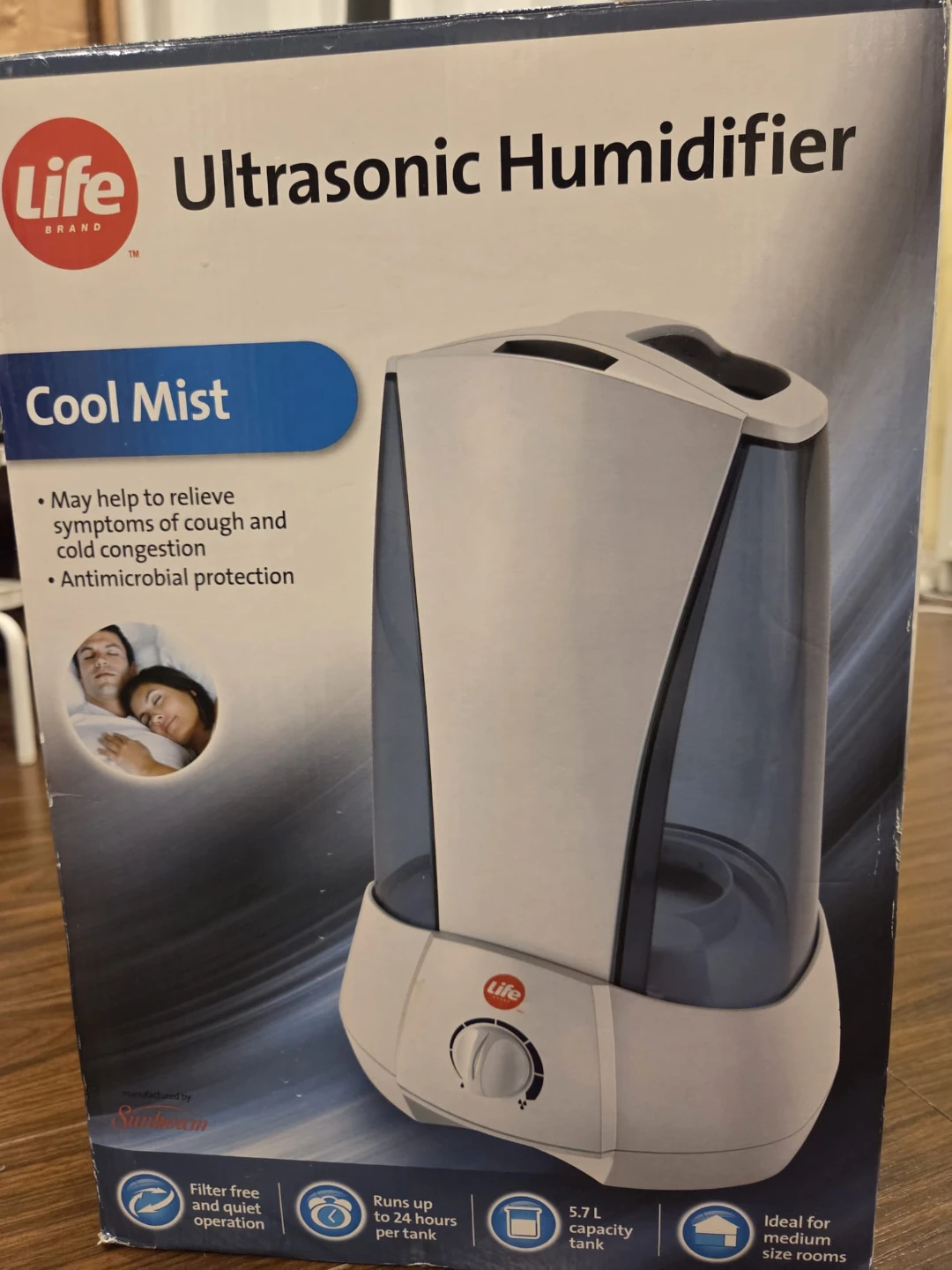 Life Brand Ultrasonic Cool Mist Humidifier - photo 3