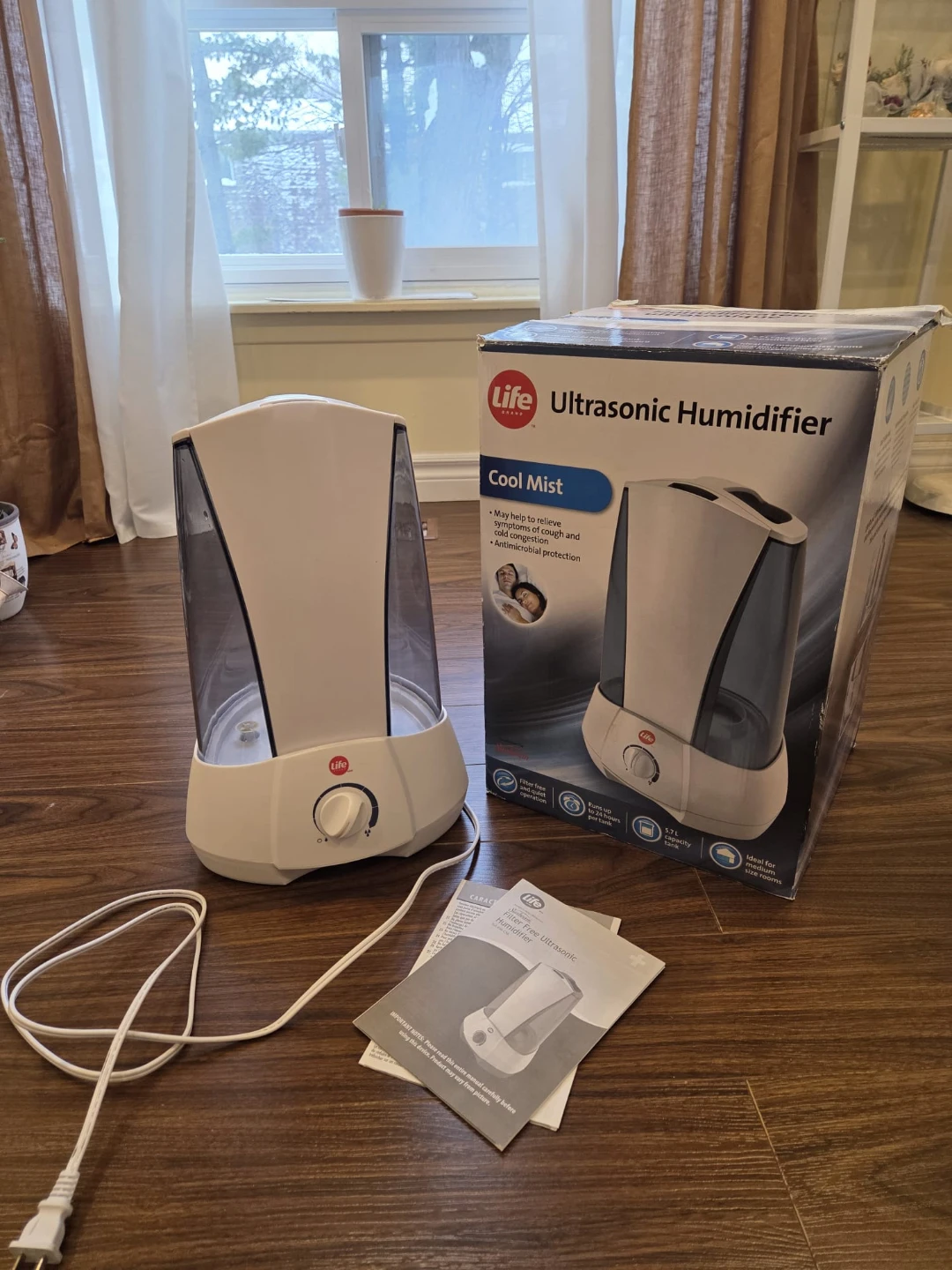 Life Brand Ultrasonic Cool Mist Humidifier