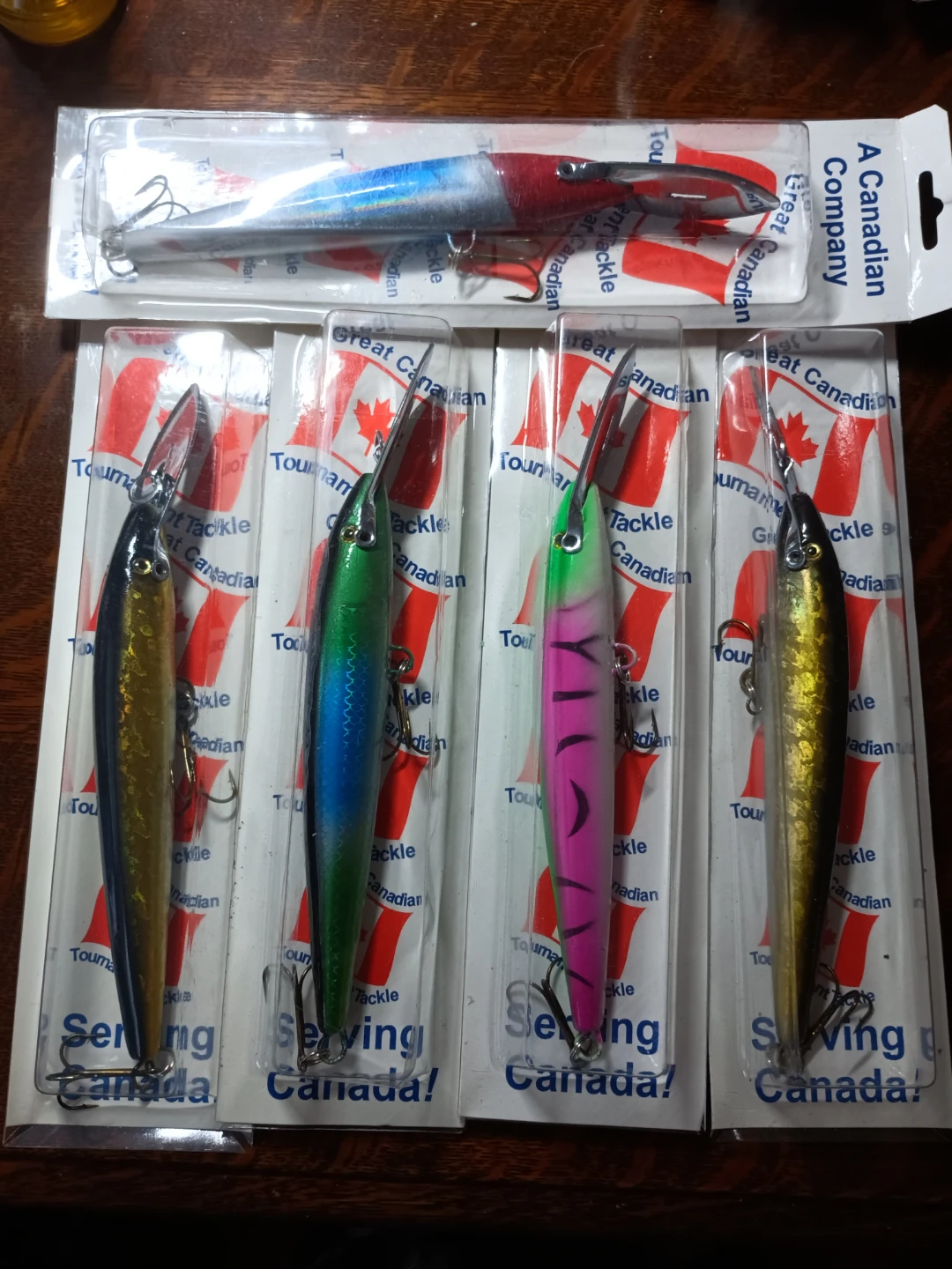 Canadian Tackle Fishing Lures - Lot of 5