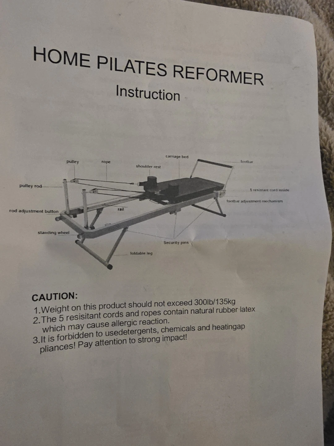 Pilate Reformer Machine - photo 4