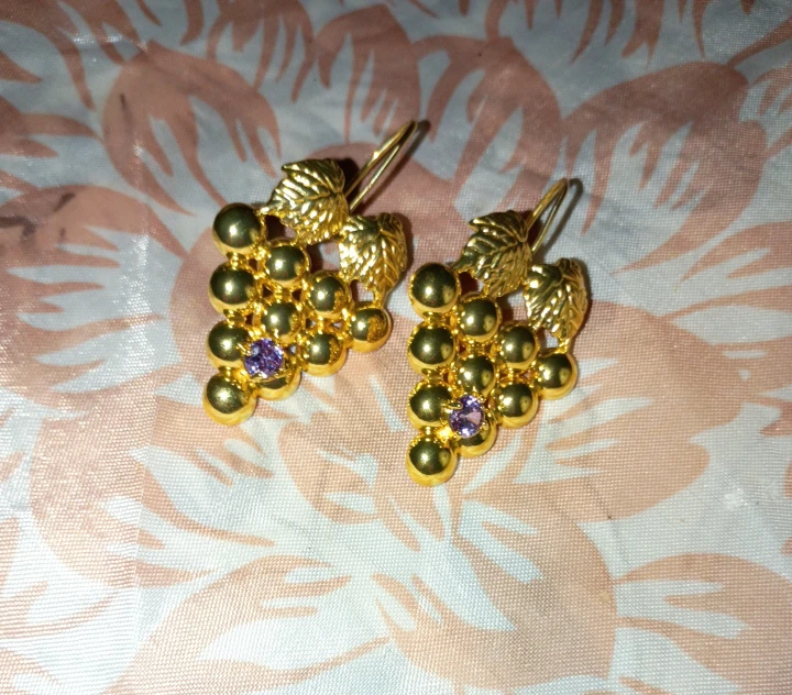 Vintage crepe earrings - photo 2