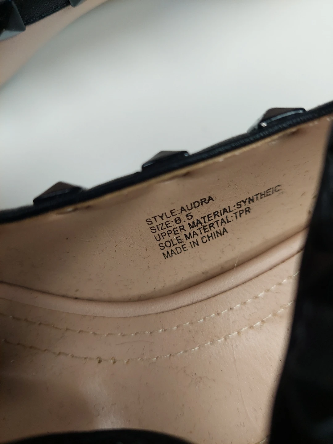 Lulus Audra Ballet Flats Size 6.5 Nude Studded - photo 4