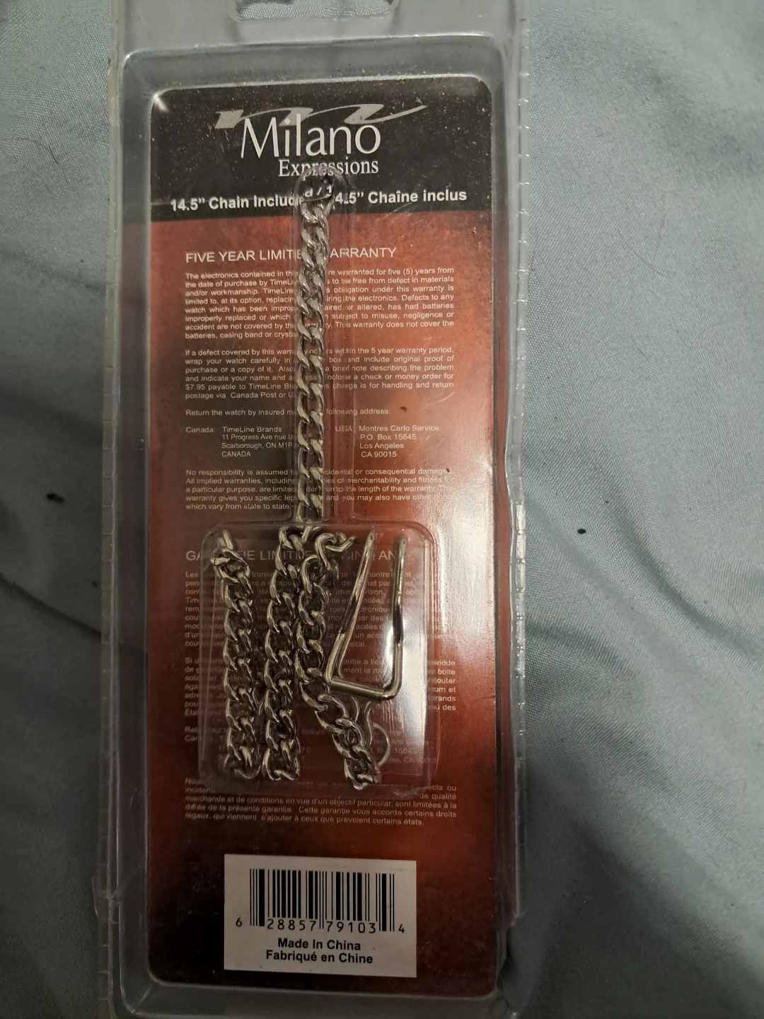 🏆Milano Expressions Keychain Pocket Watch - photo 3
