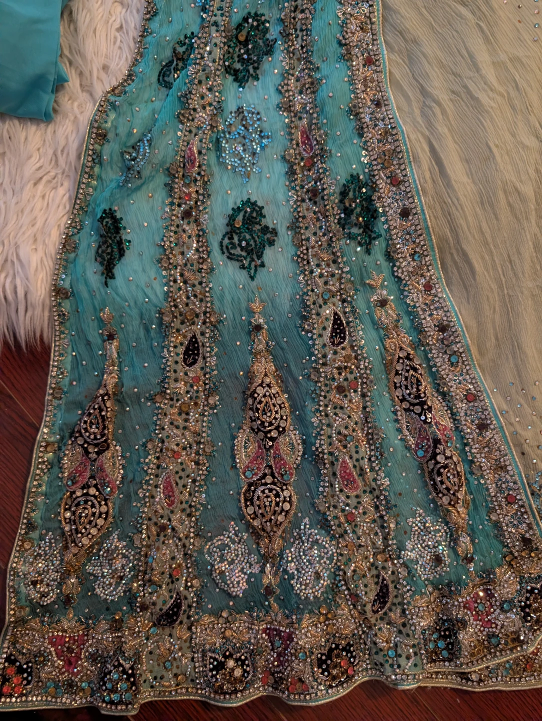 Bridal Embellished Maxi Dress - photo 3