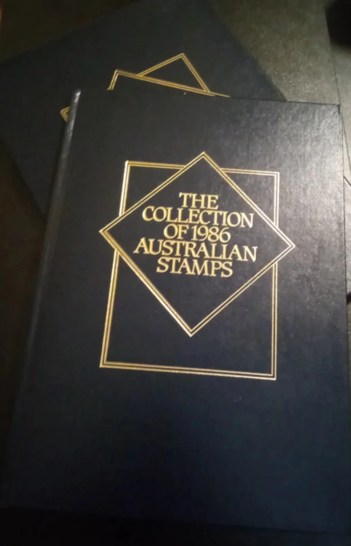 The Collection of 1986 Australian Stamps Book