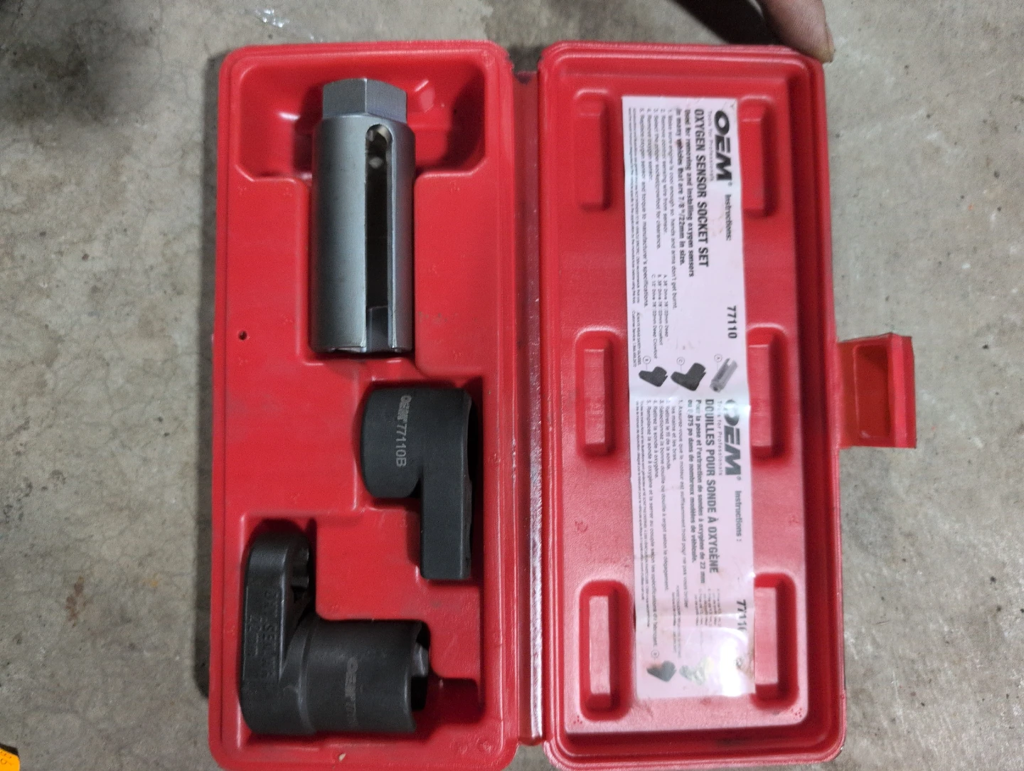 OEM Oxygen Sensor Socket Set 77110