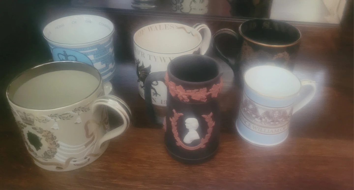 Collection of Royal Commemorative Mugs
