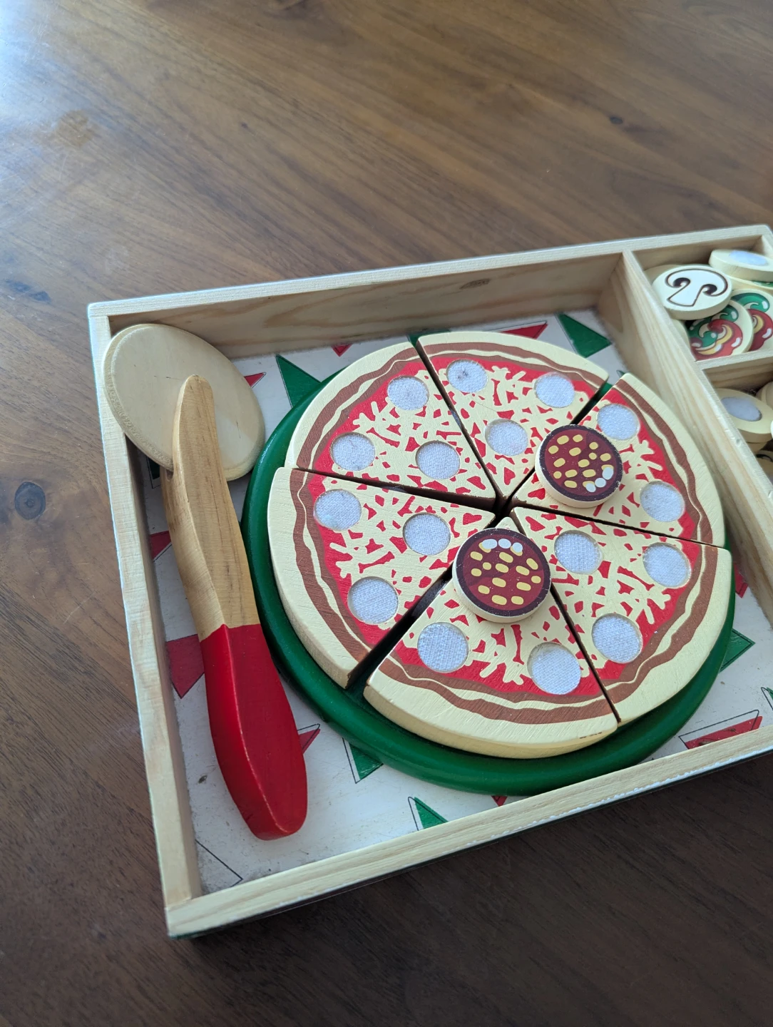 Melissa and Doug wooden pizza toy 🥕 - photo 3
