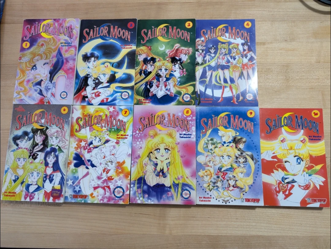 Sailor Moon Manga Series by Naoko Takeuchi (Volumes 1-10)