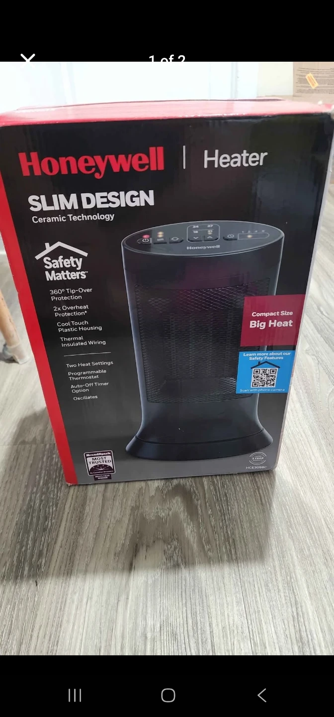 Honeywell Slim Design Ceramic Heater