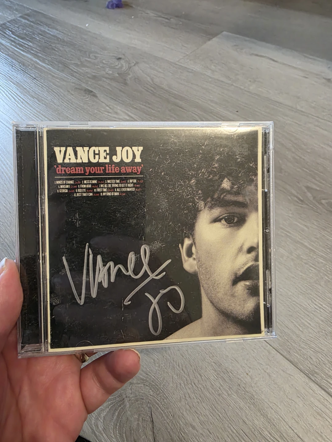 Vance Joy Dream Your Life Away CD Autographed