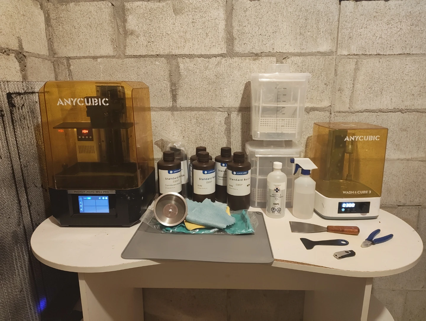 Anycubic Photon Mono M5s Pro 3D Printer Resin & Wash Station