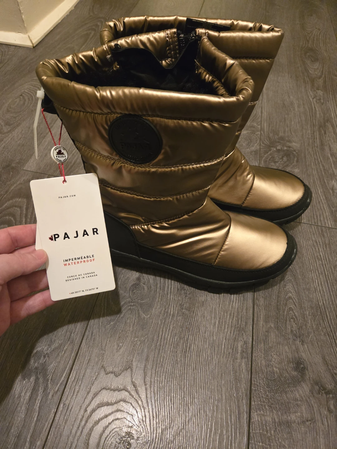 Pajar Waterproof Boots - Bronze