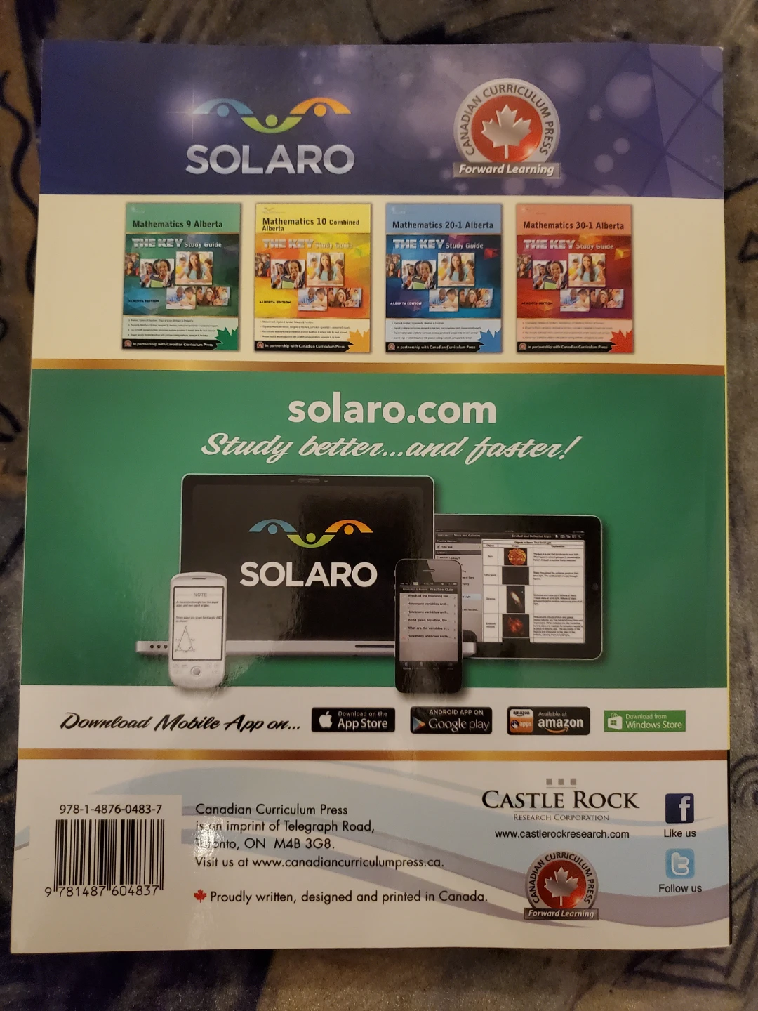 SOLARO Mathematics 10 Combined Alberta The Key Study Guide - photo 2