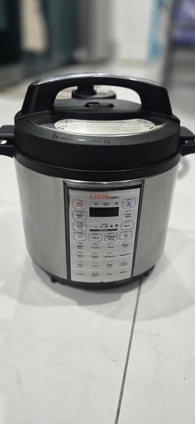 MOVING OUT SALE: LIVINGbasics 6-Quart Electric Pressure Cooker