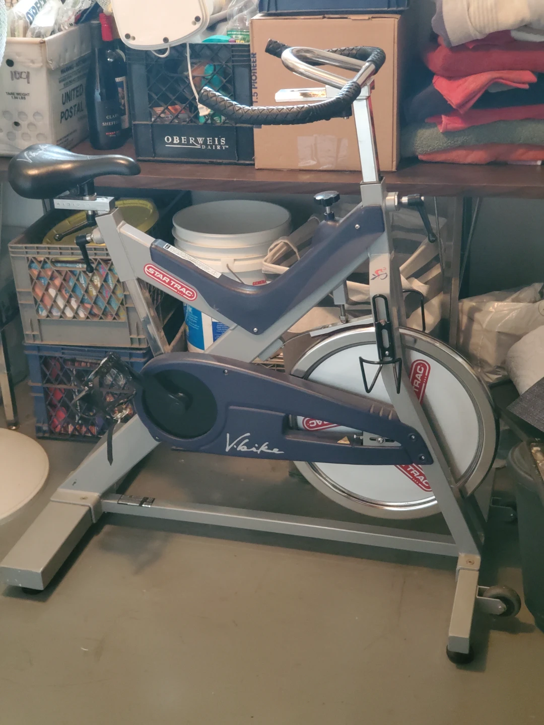 Star Trac Vbike Stationary Exercise Bike
