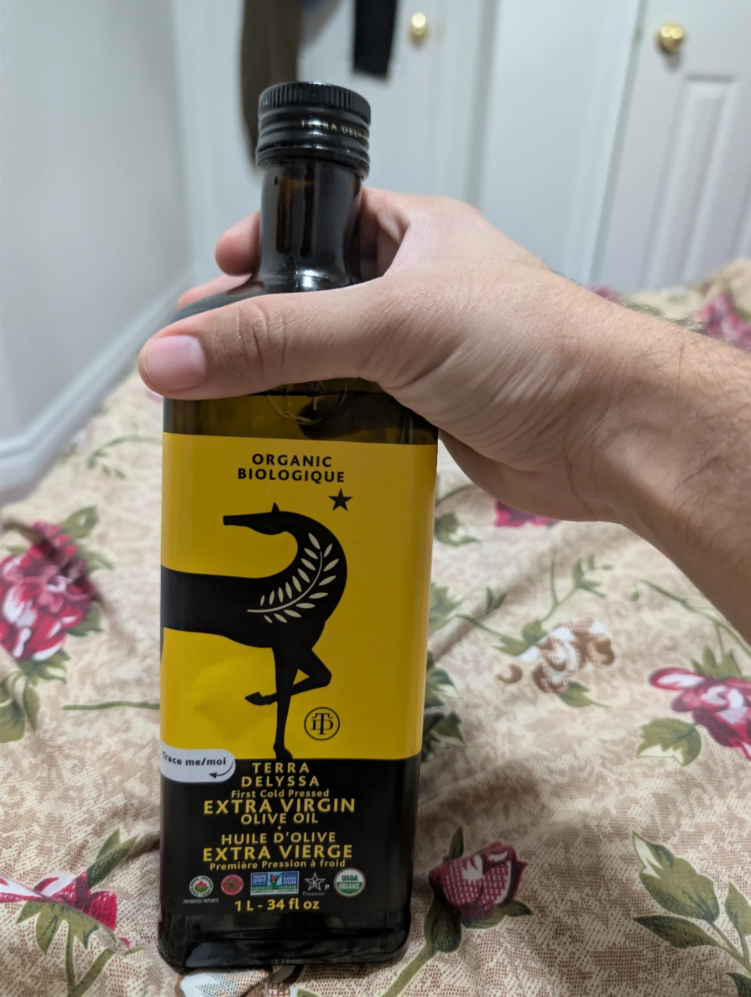 Terra Delyssa Organic Extra Virgin Olive Oil - 1 L