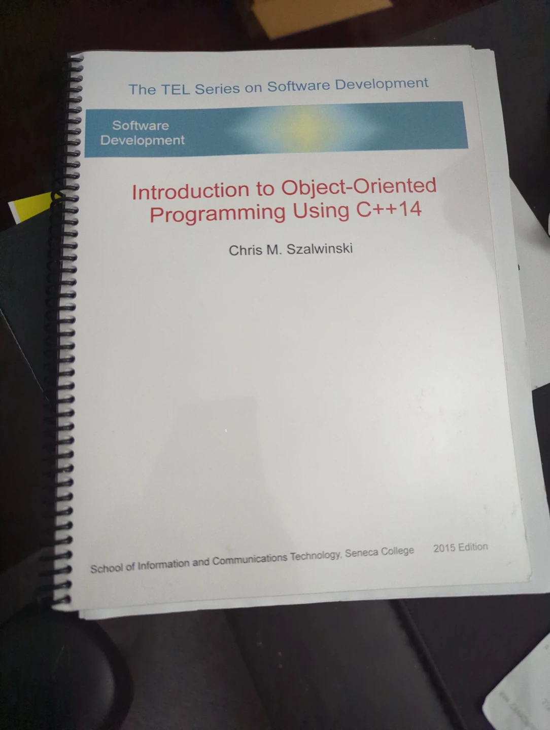 Introduction to Object-Oriented Programming Using C++14 Textbook