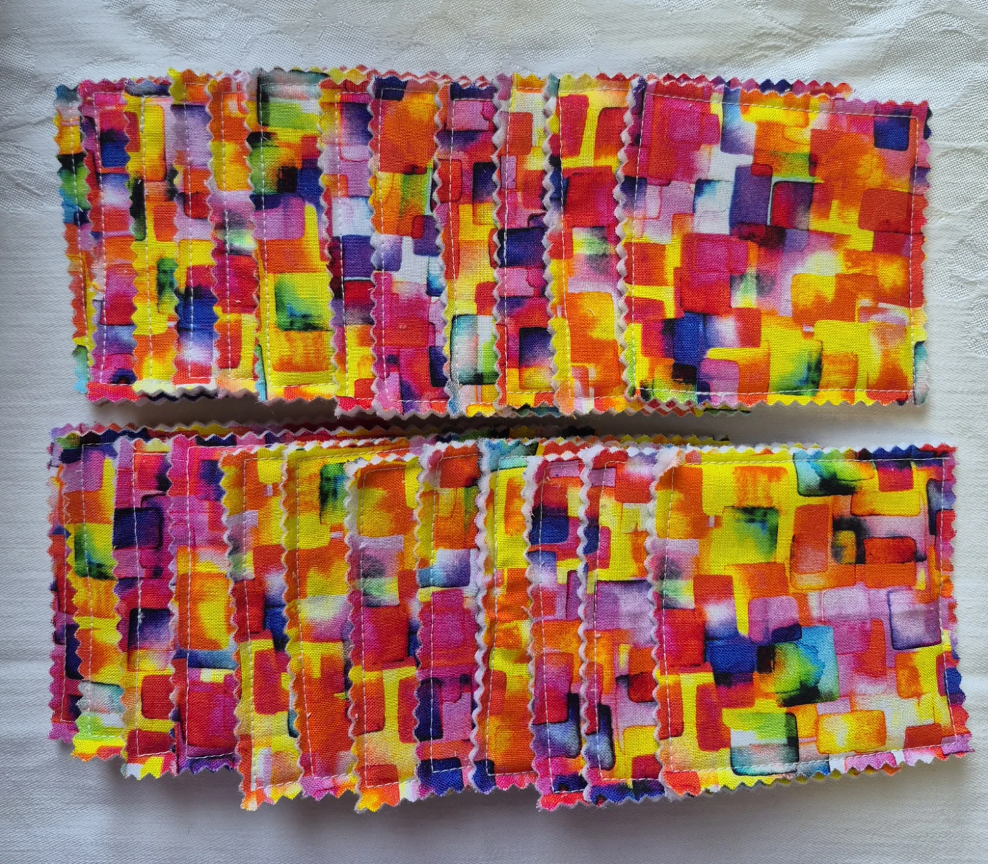 Memory game & Llama Drawstring Pouch made in cotton - photo 2