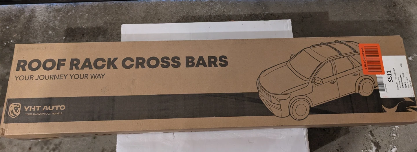 Aluminum Alloy & Nylon Roof Rack Rails Cross Bars