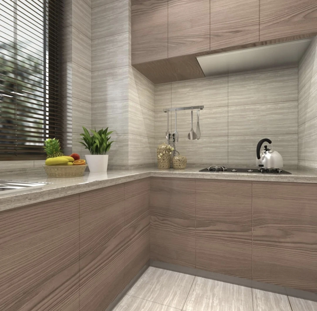 Brown Wood Grain Peel and Stick Wallpaper, Vinyl 16"x79" - photo 4