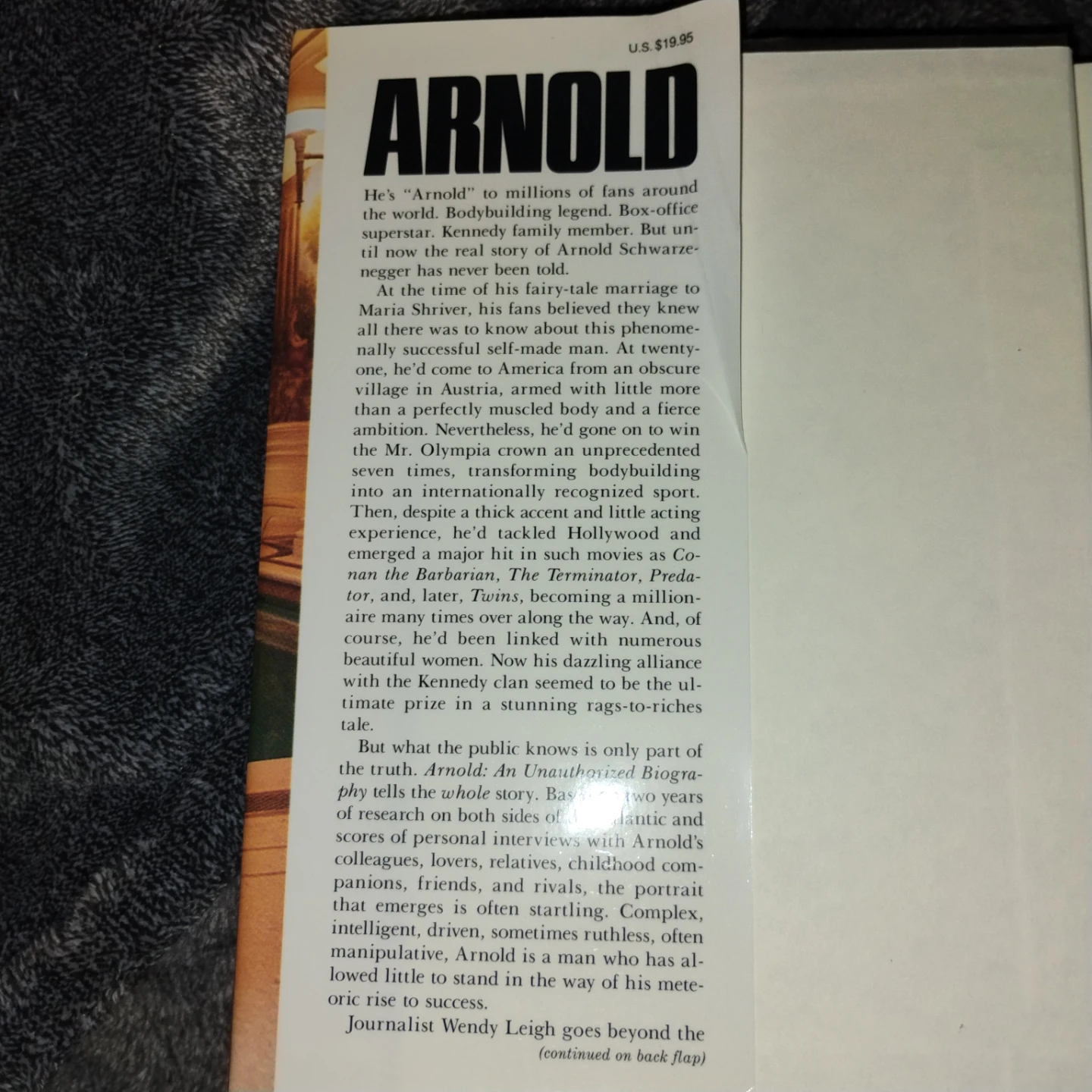 An Unauthorized Biography of Arnold by Wendy Leigh🥕 - photo 2