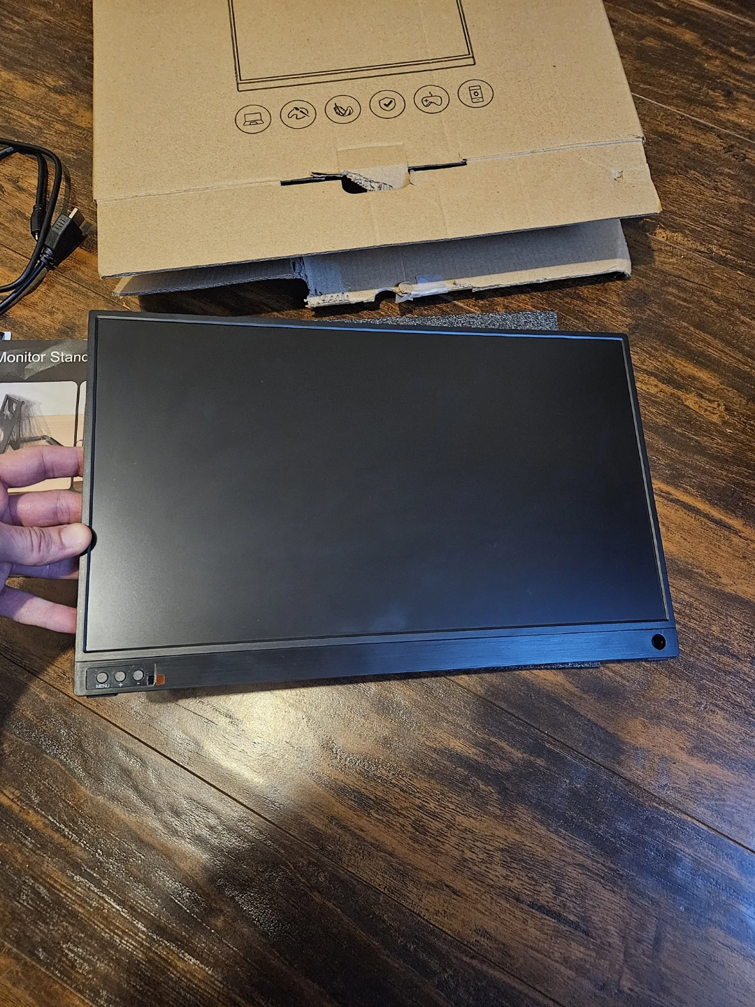 15.6 Inch Portable Monitor Gaming Monitor/Leather Case - photo 2