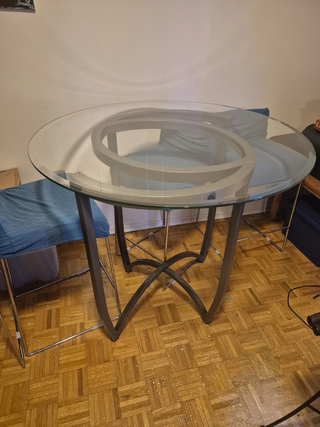 Glass Top Dining Table