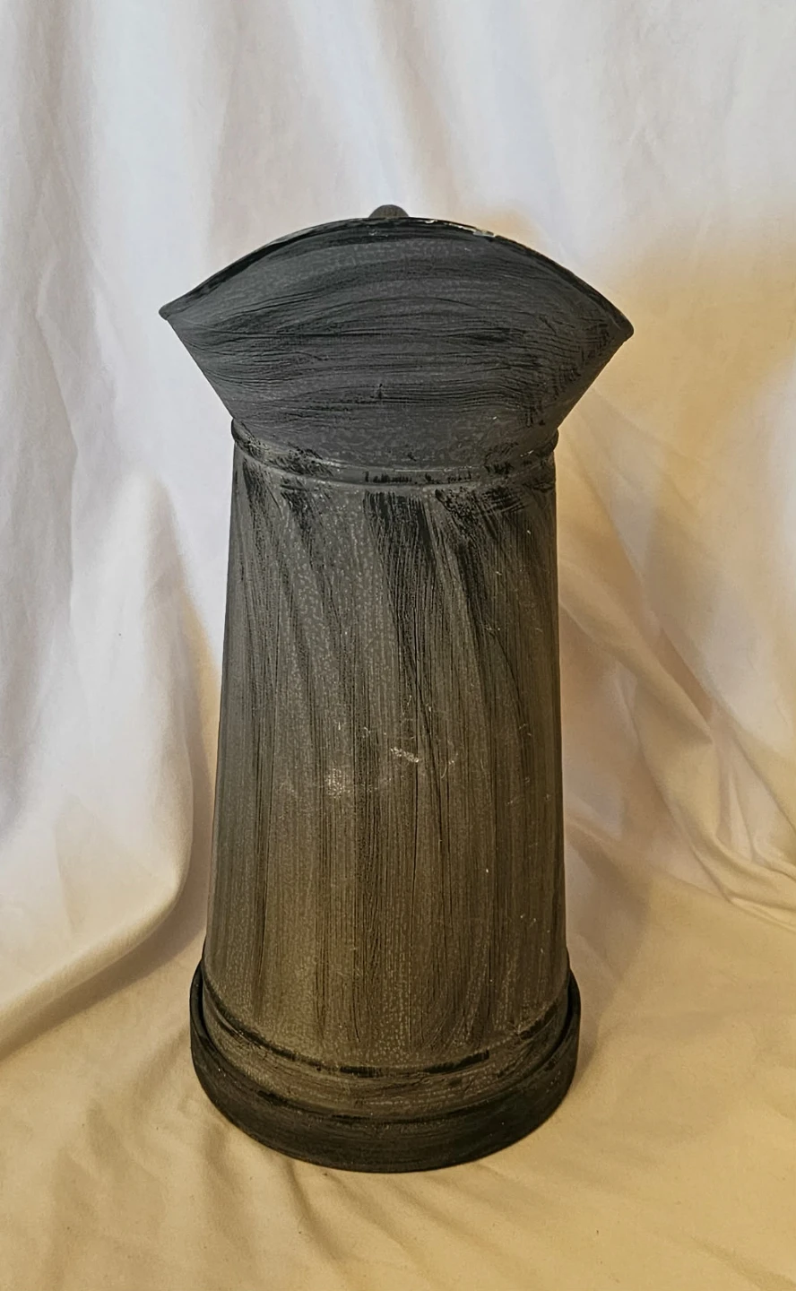 Grey Metal Decorative Pitcher - photo 2