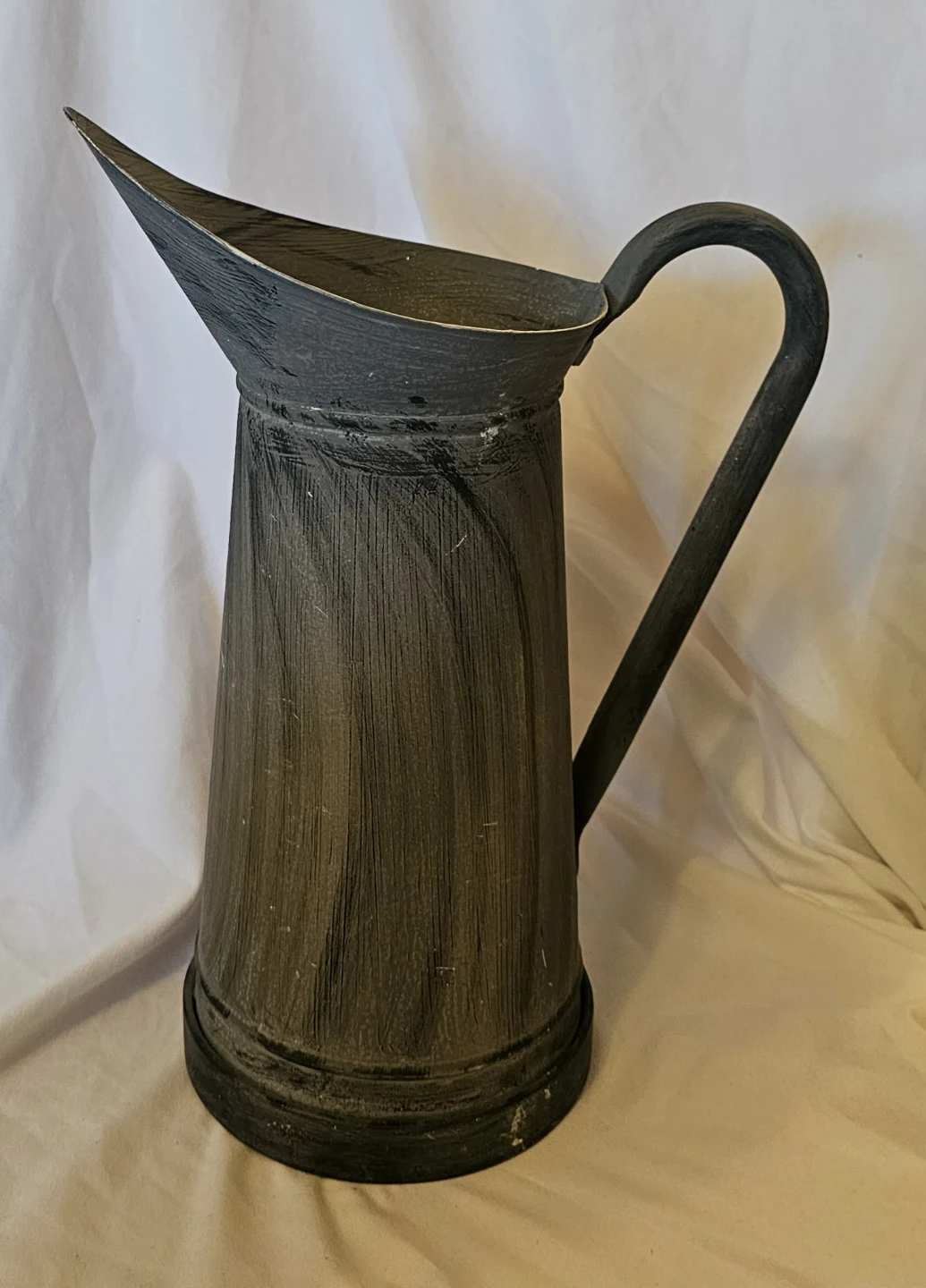 Grey Metal Decorative Pitcher - photo 3