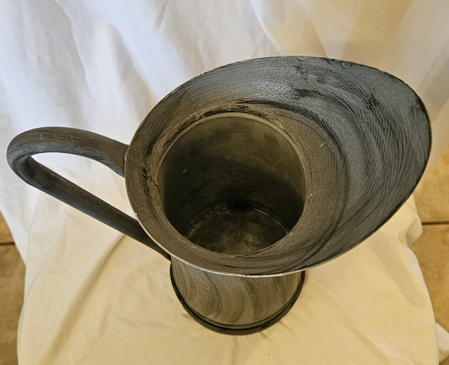 Grey Metal Decorative Pitcher - photo 5