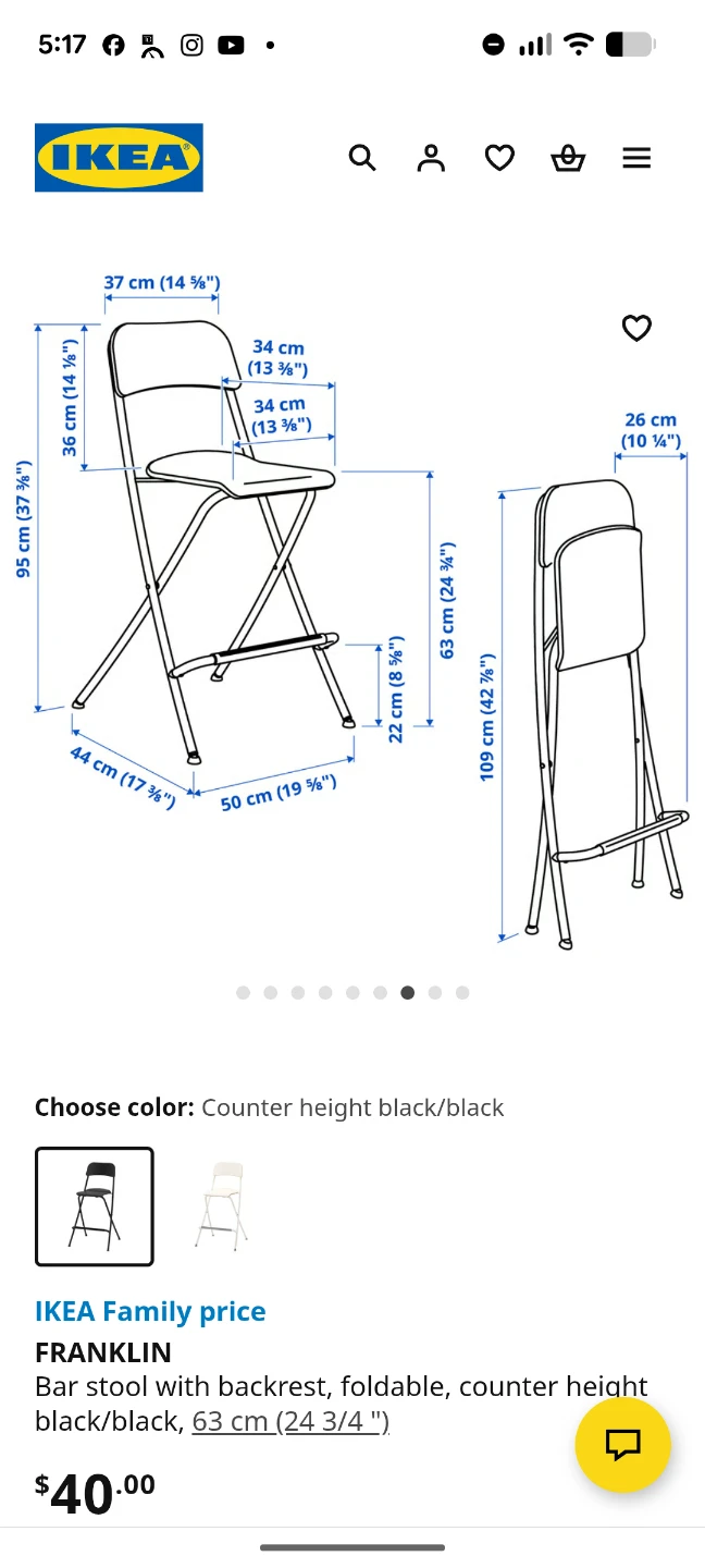IKEA Franklin Bar Stools (Set of 4) - photo 5