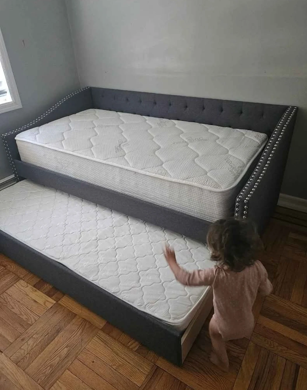 Upholstered Daybed with Trundle - photo 2