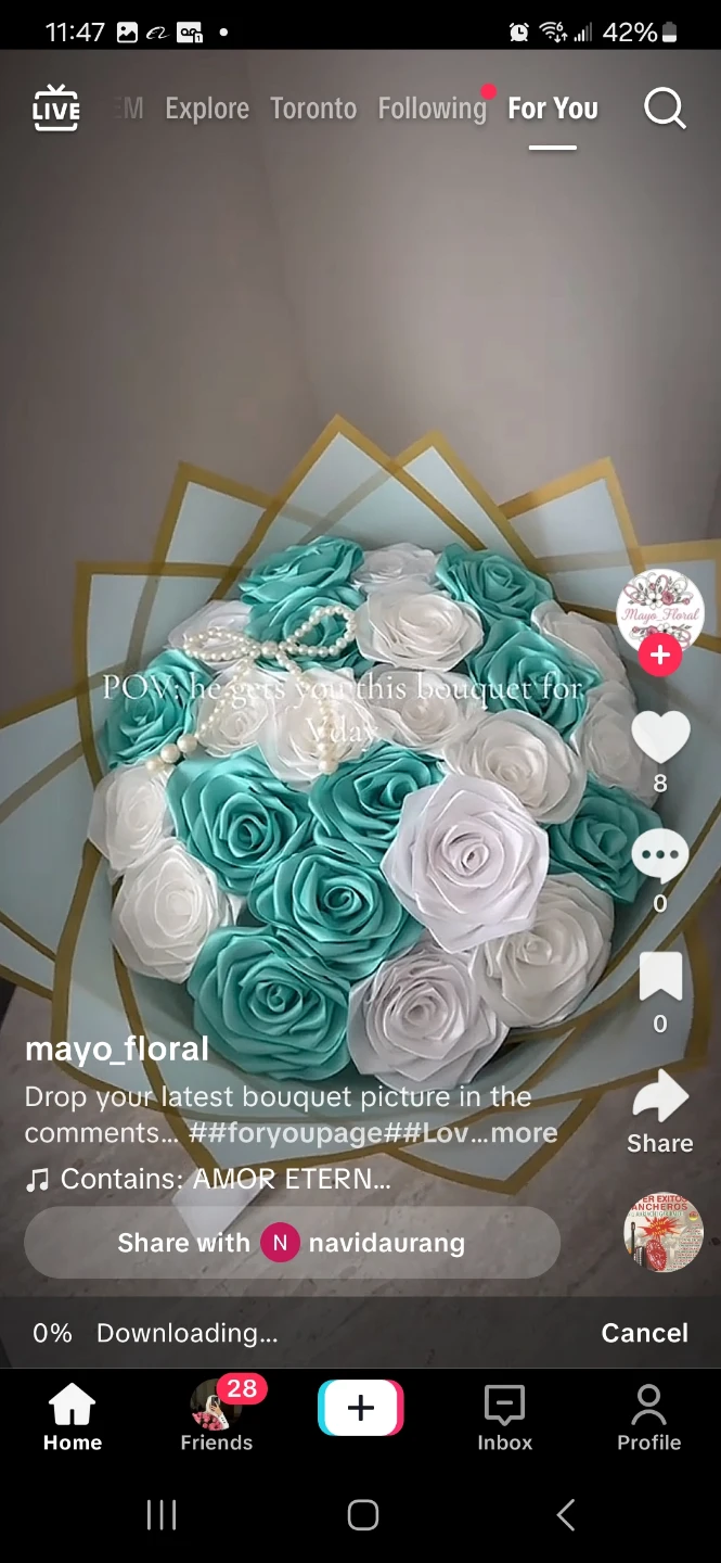 Artificial Rose Bouquet with Tiara