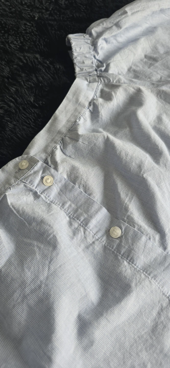 H&M Blue Striped Button-Up Shirt - photo 3