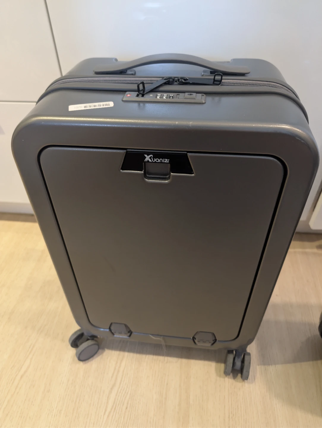 Grey Carry-On Luggage