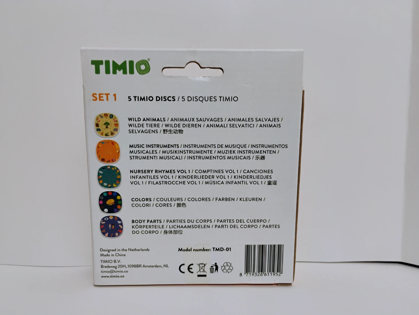 TIMIO Set 1 - 5 Audio & Music Player Discs - photo 4