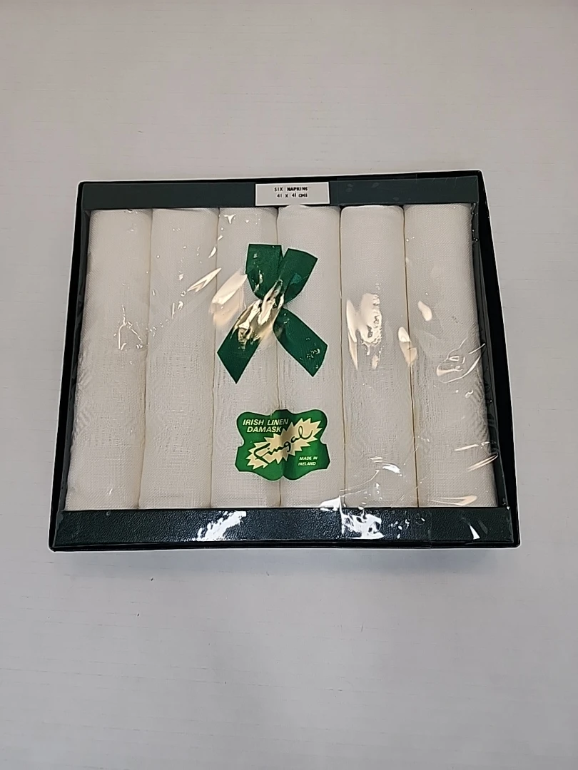 vintage Fingal Irish linen damask napkins