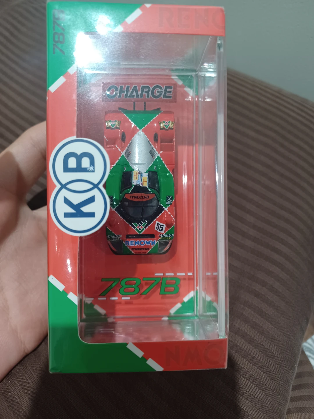 Kyosho "Charge" Mazda 787B 1/64 Scale Model Car - photo 3