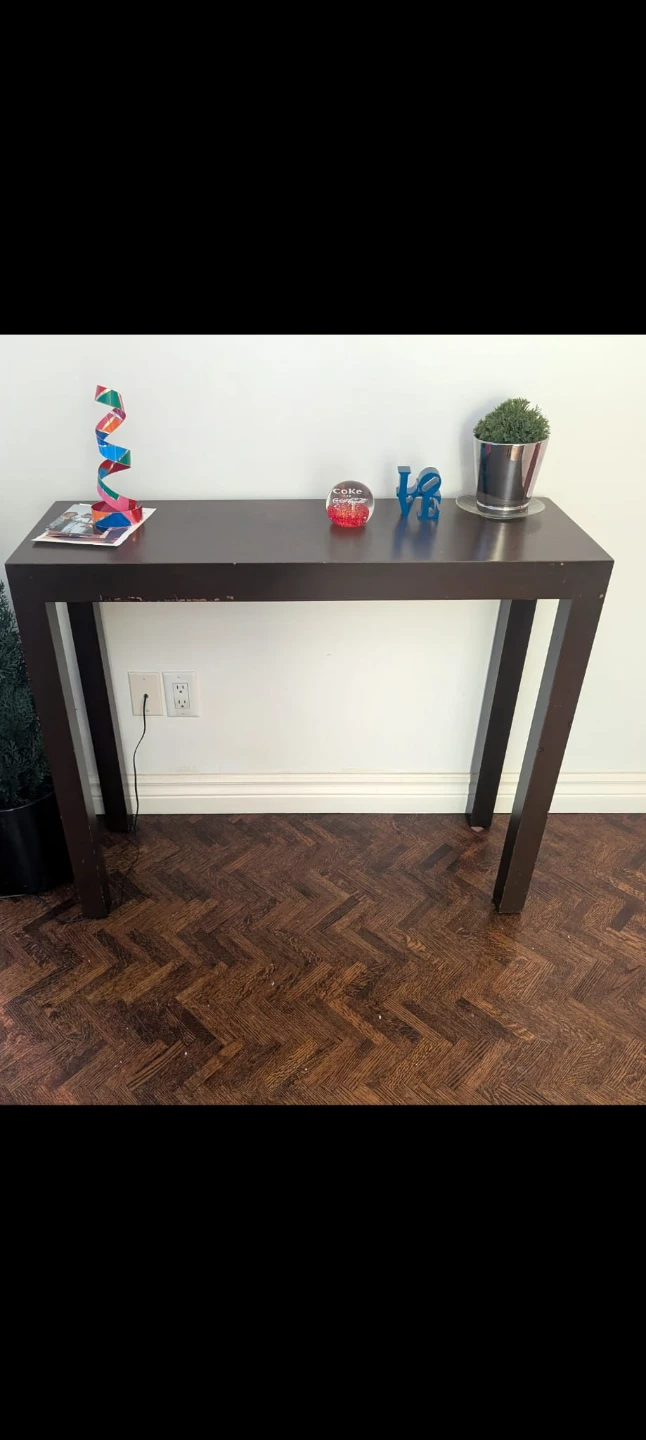 Dark Brown Console Table