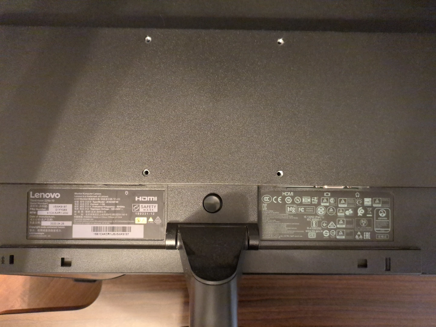 Lenovo ThinkVision S24e-10 Monitor - photo 2