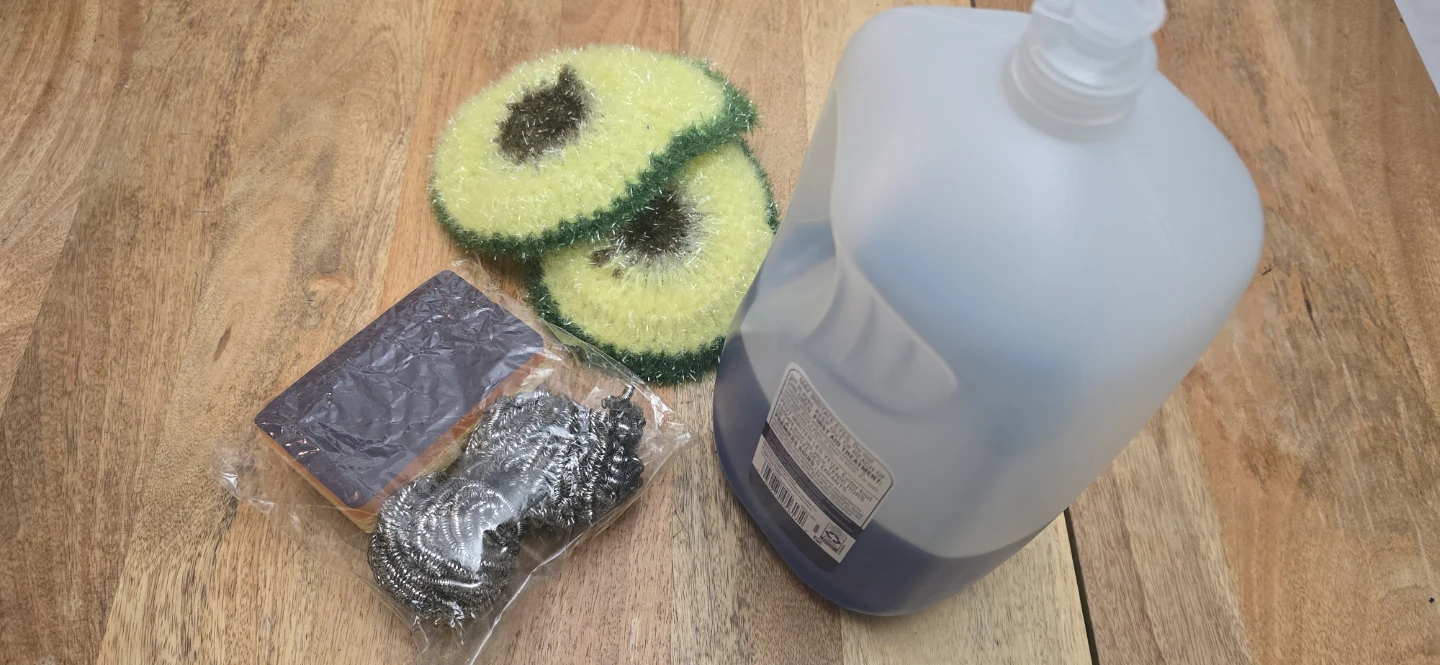 Kitchen Scrubber Bundle + 1L Dish Soap - photo 2