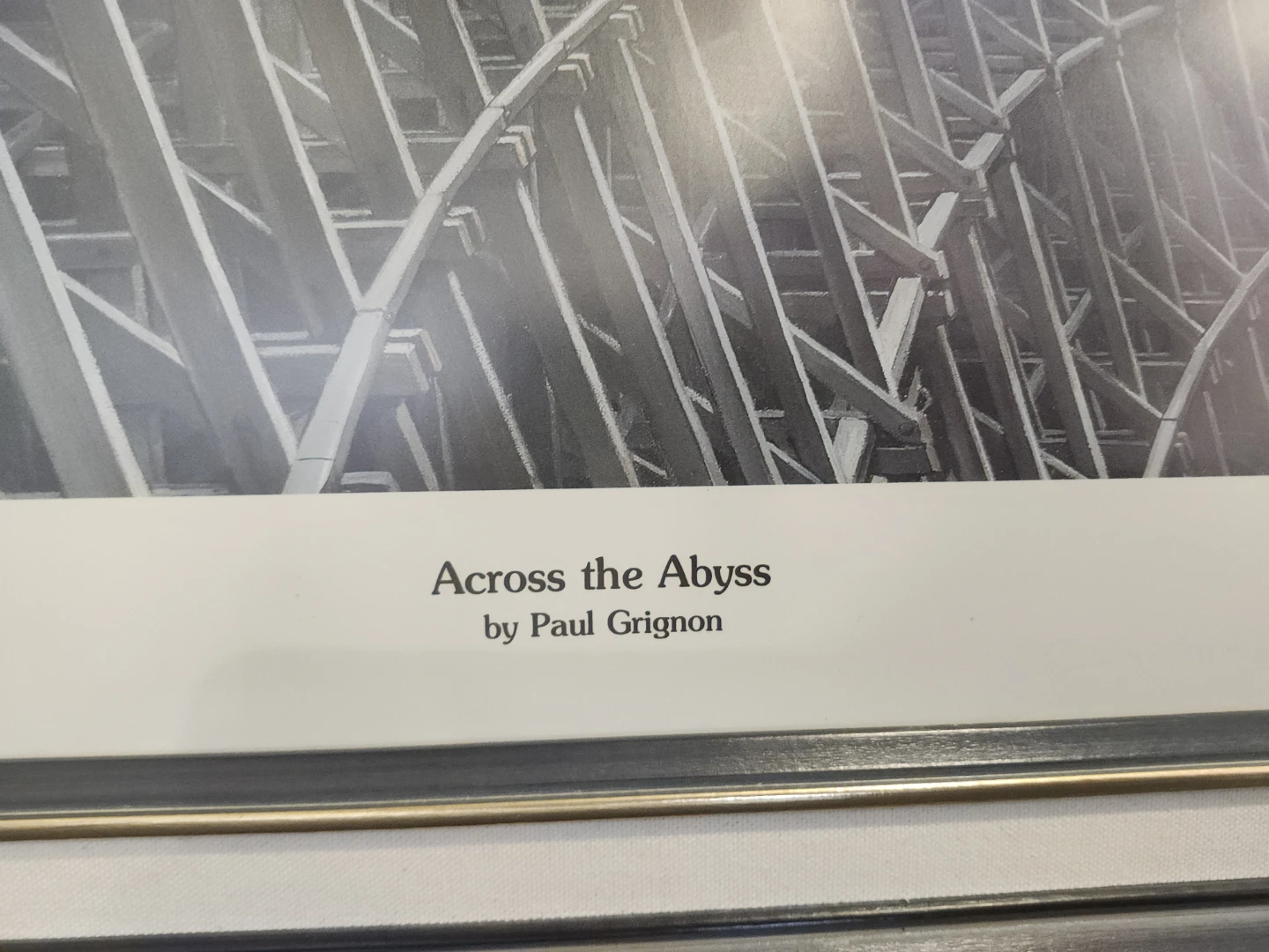 Framed Art Print "Across the Abyss" by Paul Grignon - photo 3