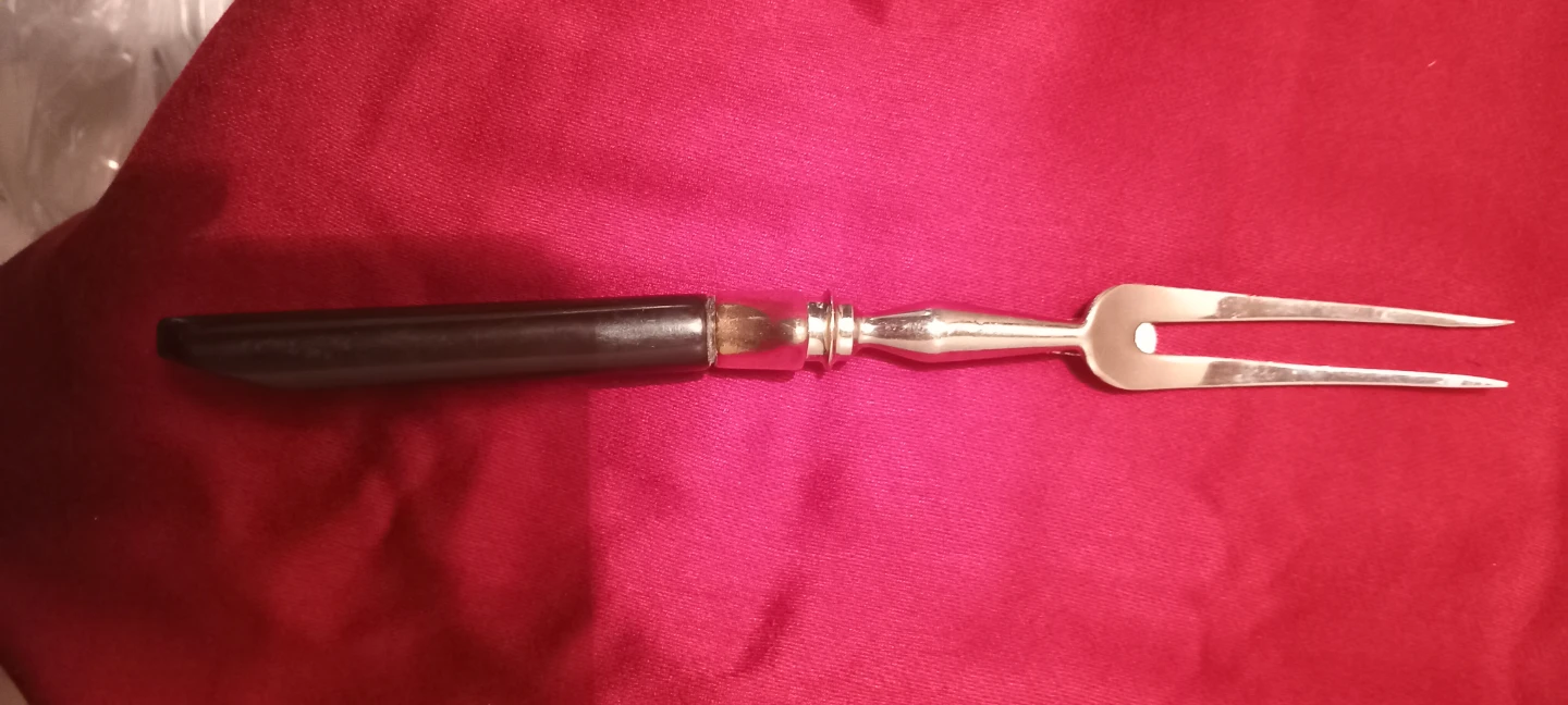 Vintage Carving Fork with Black Handle - photo 4