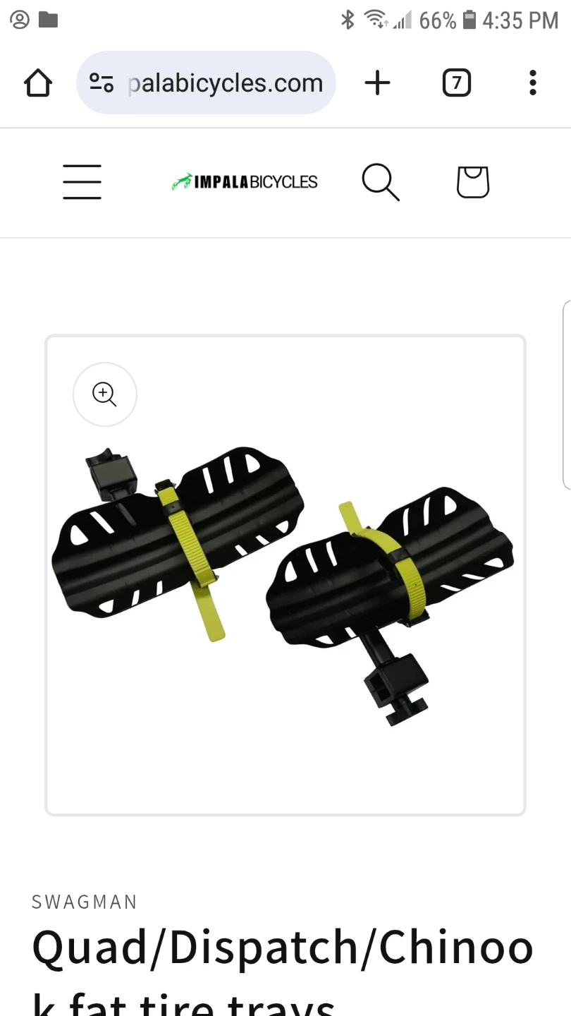 Swagman 64694 | Quad/Dispatch/Chinook Fat Bike Tire Trays - photo 5