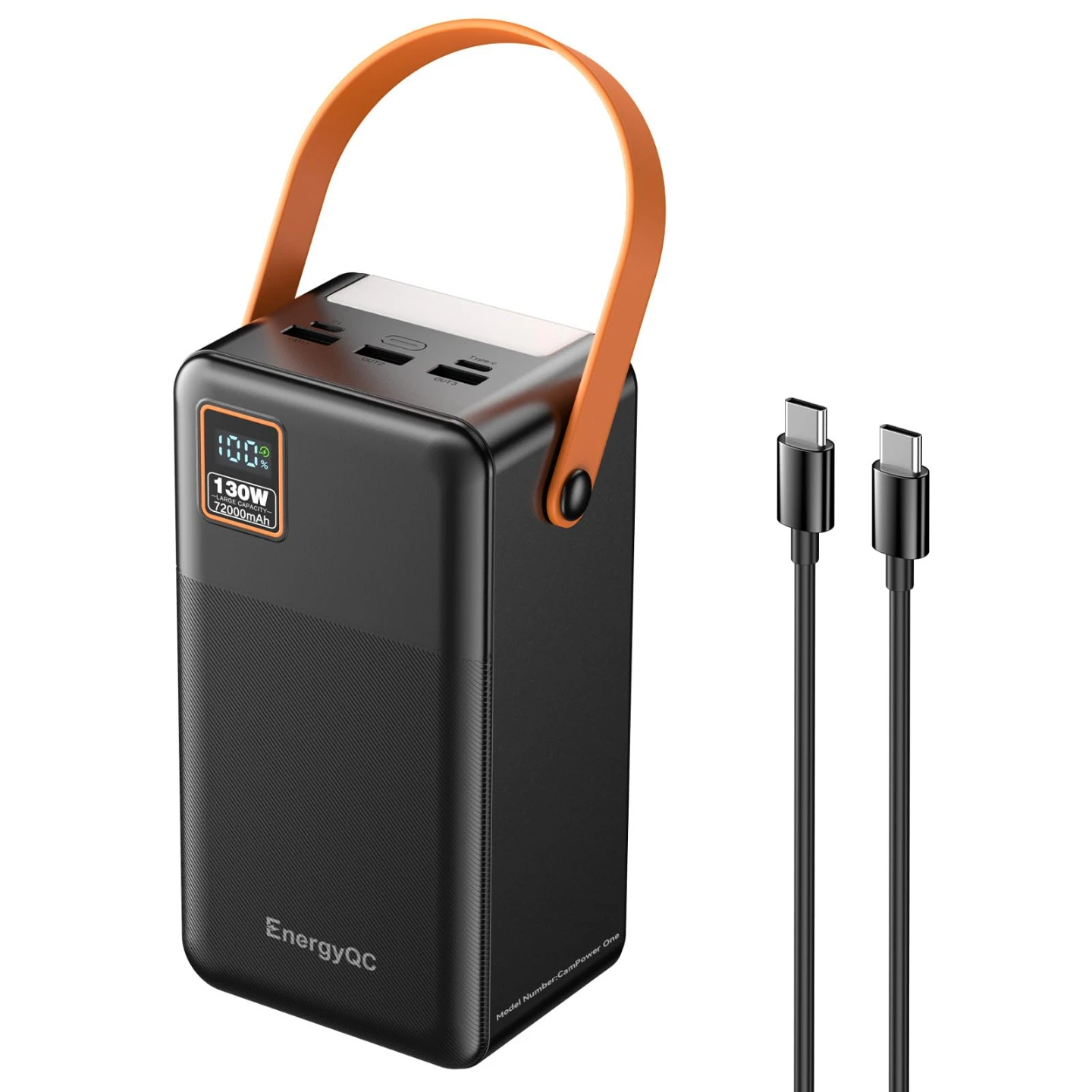 EnergyQC 130W 72000mAh Power Bank