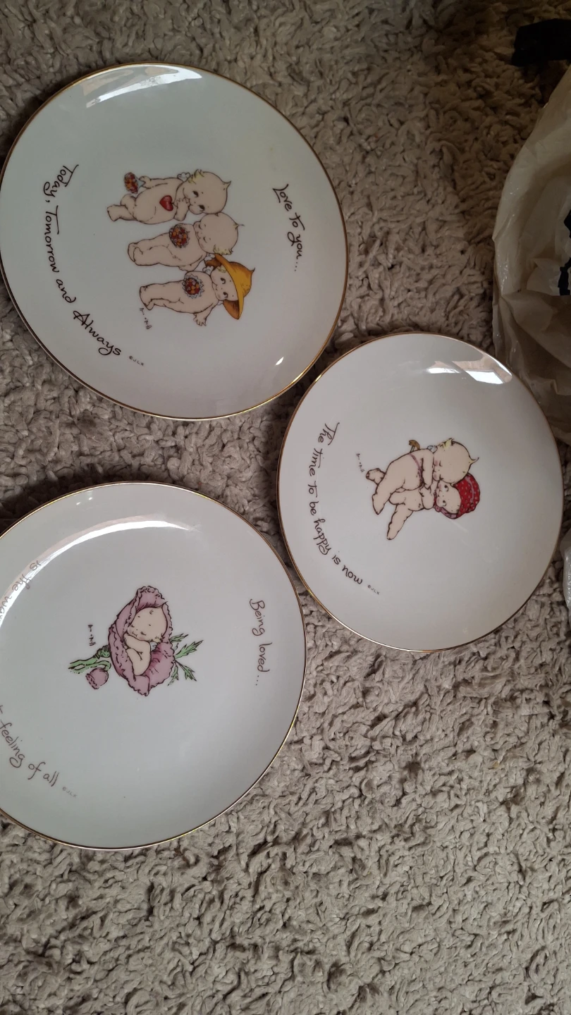 Set of 3 Decorative Baby Plates - photo 2