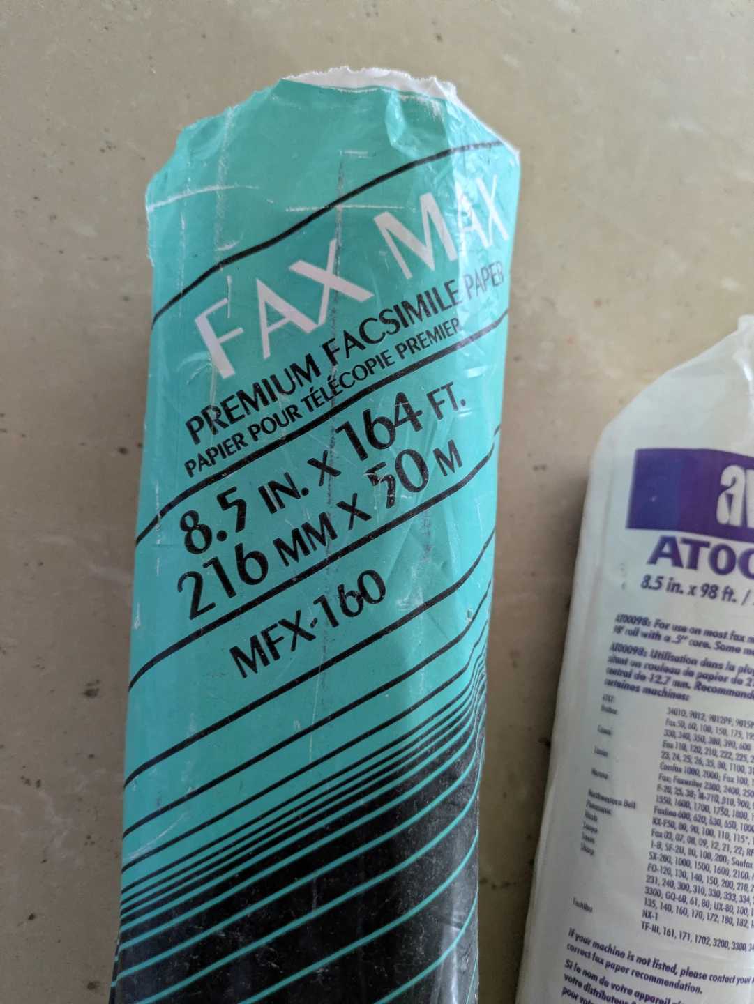 FAX MAX and Avatar Fax Paper  2 Rolls - photo 2